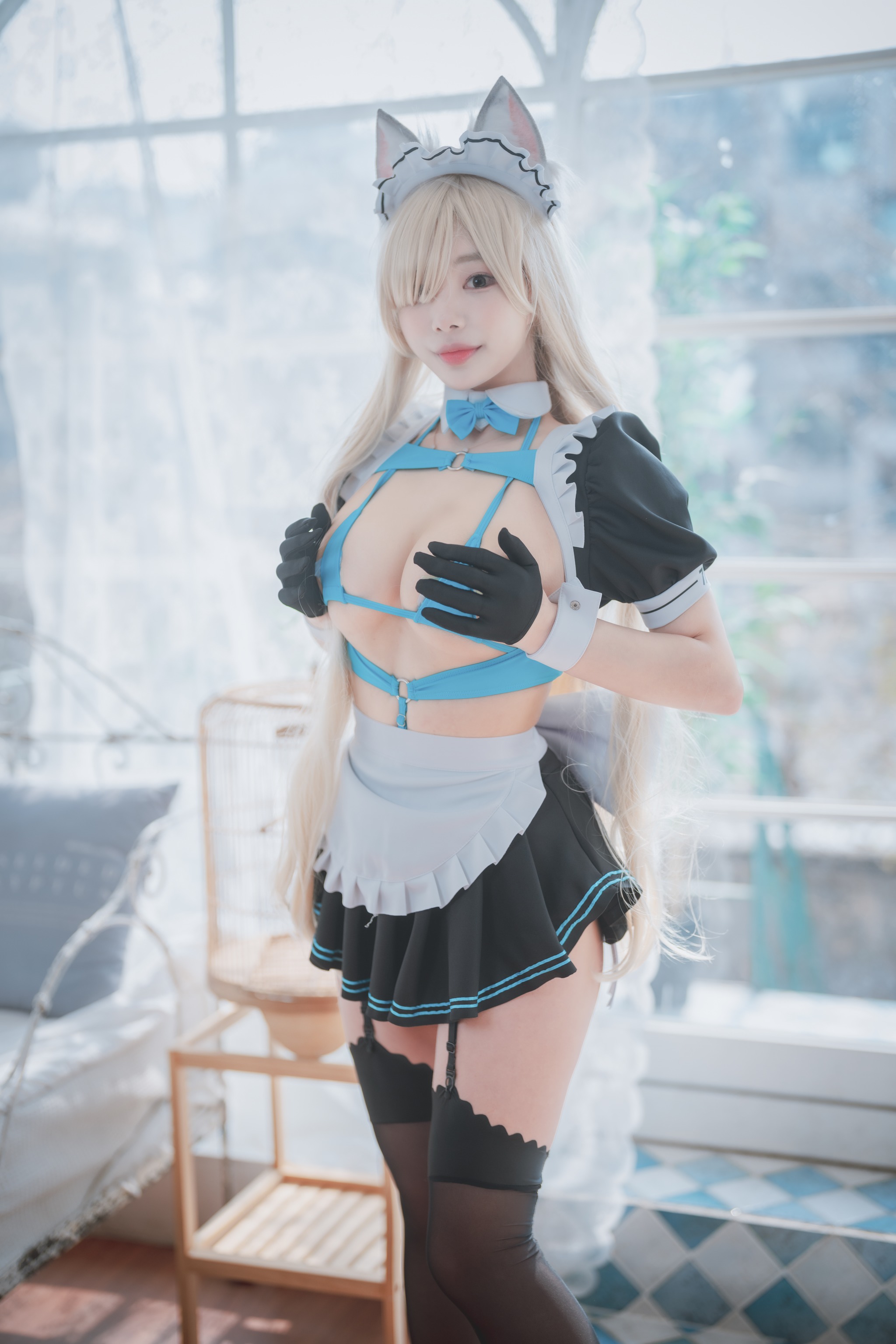 图片[1]-Zzyuri(쮸리) – NO.021 Zzyuri (쮸리) – Asunas Maid Mansion [143P]-XikXak